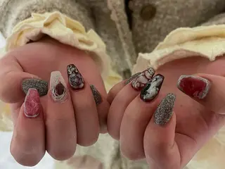 ネイル Protea きぬがわ らむのネイルデザイン