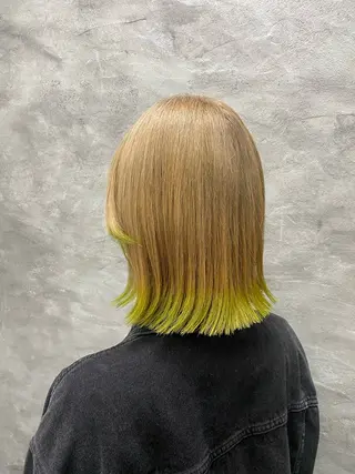 ショート カラー 愛梨/ハイトーン /韓国/ダメージレスのヘアスタイル