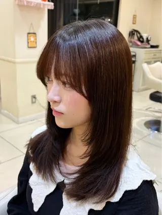 ミディアム 高橋 佑のヘアスタイル