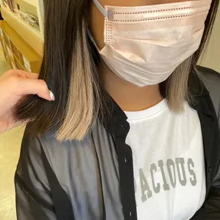 ミディアム SALOWIN川崎WEST店所属・🌷川崎/アレンジ/ 暖色ボブ/コトネ🌷のヘアスタイル