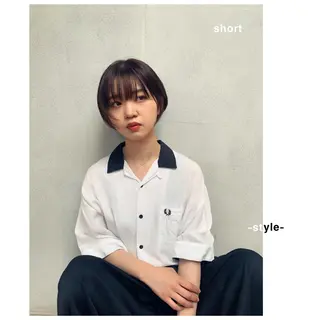 ショート loka所属・山本 晶大のヘアスタイル