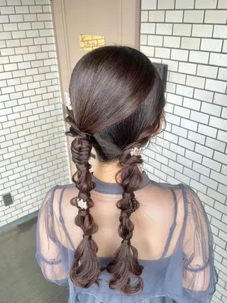 ヘアアレンジ 推し活＊イベントヘア 💕ゆり🐈🐾のヘアスタイル