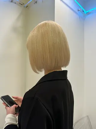 ショート カラー 渋谷/透明感カラー /半個室/こうめいのヘアスタイル