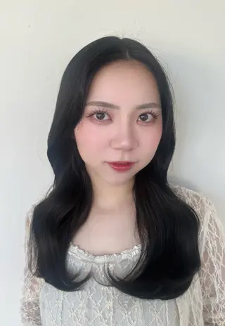 セミロング 透明感カラー/まつパ /似合わせ🤍ななえのマツエク・マツパデザイン