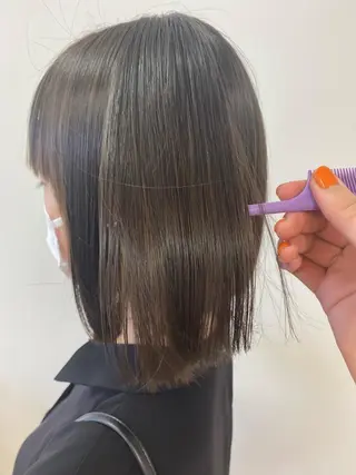 ミディアム 個性派/ブリーチ *ほのかのヘアスタイル