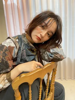 ショート カラー ショート/ボブ専門 宮脇美奈/南船場のヘアスタイル