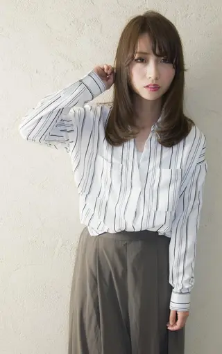 ロング Agu hair rupia 金沢店所属・金沢美容室/ 艶髪/夜営業/JINのヘアスタイル