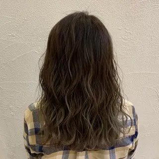 ロング カラー 加藤 雄大のヘアスタイル