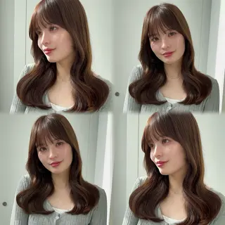 セミロング レイヤーくびれヘア アレンジmanakaのヘアスタイル