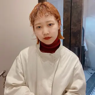 ミディアム カラー パーマ powderhair_luminity所属・矢澤涼夏 モデル募集中のその他イメージ