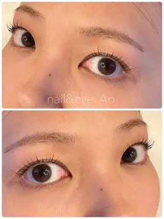 メンズ マツエク・マツパ nail&eye Aoのマツエク・マツパデザイン