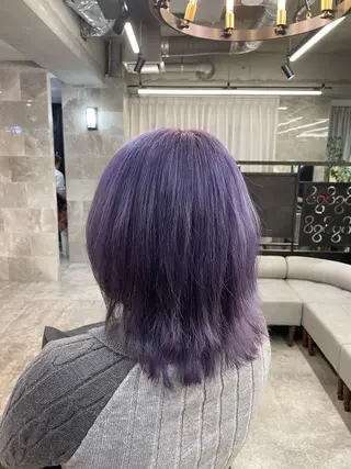 ミディアム sand clear横浜本店所属・似合わせレイヤー🌟 巻ける縮毛矯正みつきのヘアスタイル