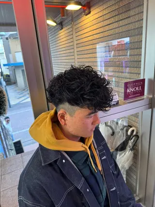 ショート カラー パーマ メンズ 🔥メンズパーマ特化 🔥店長中村雄樹のヘアスタイル