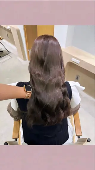 カラー ulu名古屋栄所属・落合しほ/韓国ヘア/ 髪質改善/縮毛矯正のヘアスタイル