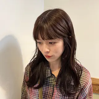 セミロング ボブパーマ🥣KON コンナツミのヘアスタイル