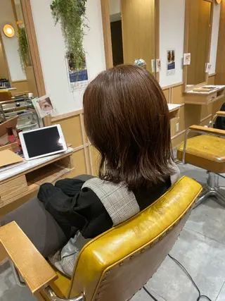 セミロング champ花園所属・古林 彩花のヘアスタイル