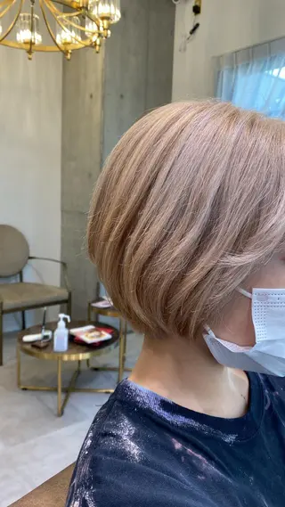 ショート 大久保 優香のヘアスタイル