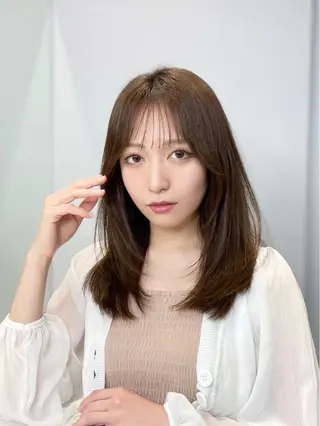 ミディアム カラー 🦋韓国系指名No1 店長/圓山 祐也🦋のヘアスタイル