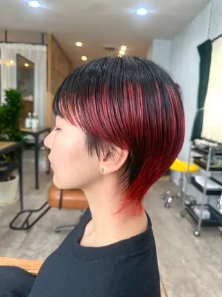 カラー 大久保 優香のヘアスタイル