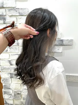 セミロング カラー 後藤 陽花子のヘアスタイル