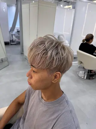 ショート カラー メンズ R/🤎 トレンドお任せOKのヘアスタイル