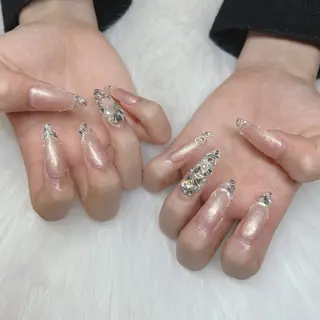 ロング HANA うるののネイルデザイン