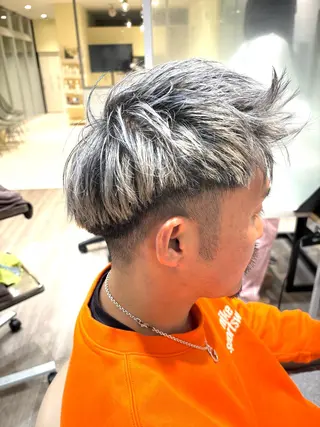 カラー メンズ Earth日吉所属・✨髪質改善カラー✨ 赤味除去カラー／理久のヘアスタイル