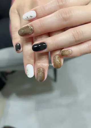 ネイル 北浦和 自爪育成ケアのネイルデザイン