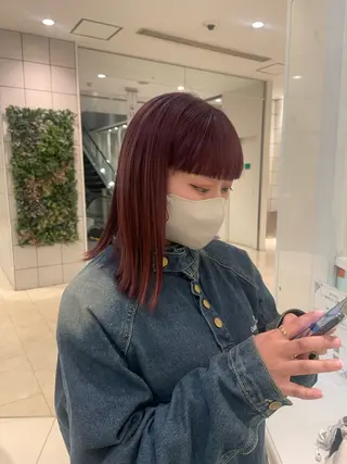 ミディアム 𝐲𝐮𝐫𝐚🩰 /藤沢/ モデル募集のヘアスタイル