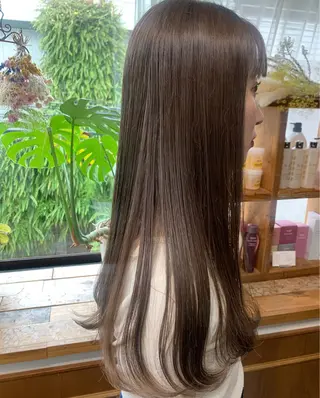 ロング カラー まろやか透明感カラー ♡MANAのヘアスタイル