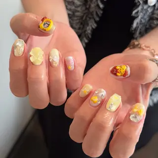 ネイル 🎀 Hiyubi._.nail 🫧所属・🎀フェイ フェイ🫧💗のネイルデザイン