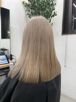 セミロング カラー ヘアアレンジ 🫧透明感カラー/ ナルハ🫧のヘアスタイル