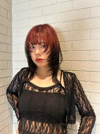 ミディアム カラー エクステ/大人可愛い カラー🩷RINAのヘアスタイル