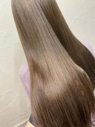 ロング カラー 髪質改善/レイヤー ストウシンゴのヘアスタイル