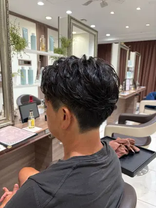 ショート パーマ メンズ 金井 祥 🐈‍⬛のヘアスタイル