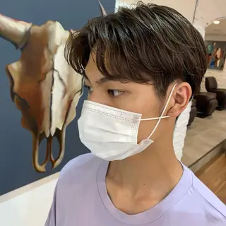 メンズ 【韓国風くびれヘア】 joule小木曽輝のヘアスタイル