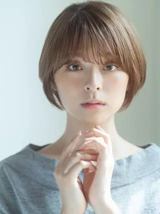 ショート カラー 🎀ハイトーン/レイ ヤー/Reina🎀のヘアスタイル