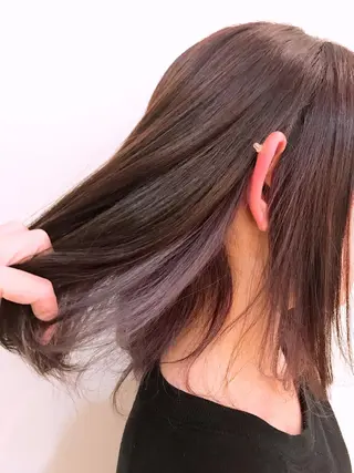 ミディアム yukari 艶髪ヘアのヘアスタイル