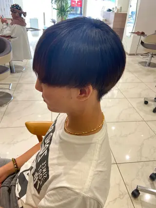 ショート パーマ メンズ メンズ縮毛・ 曲がる縮毛矯正のヘアスタイル