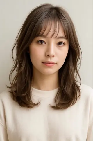 セミロング kirak薬院店所属・松下 友也のヘアスタイル