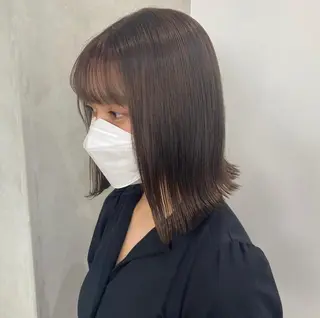 ミディアム カラー otoha✳︎ くすみカラーのヘアスタイル