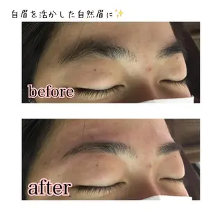 ショート ミディアム セミロング ロング カラー パーマ ヘアアレンジ ネイル マツエク・マツパ 眉毛サロン DUAL 恵比寿の眉毛・アイブロウイメージ