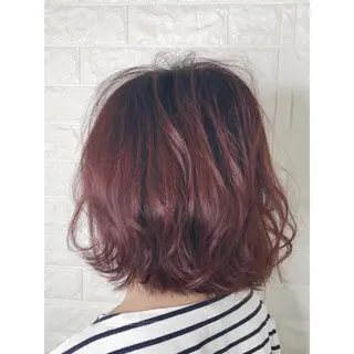 ショート カラー KIZU 髪質改善 オカルト怪談のヘアスタイル