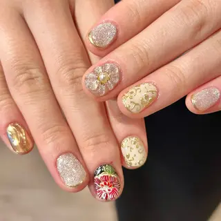 ネイル Bianca栄店 みさとのネイルデザイン