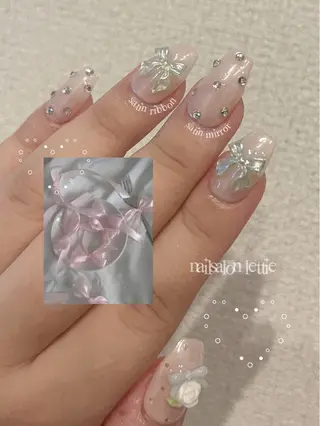 lettie🎀 京都ガーリーネイルのネイルデザイン
