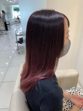 セミロング 橋本 和歩のヘアスタイル