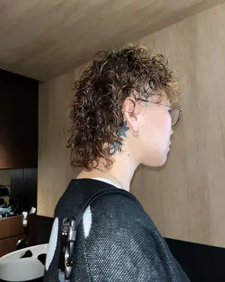 ショート パーマ 産休中です 艶カラー♡オカのヘアスタイル