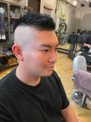 ショート メンズ エクステ指名No.1 【店長】橘田のヘアスタイル