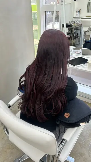 ロング moeka/札幌/ 透明感カラーのヘアスタイル