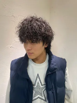 ショート カラー ケアパーマ/ブリーチ daisukeのヘアスタイル